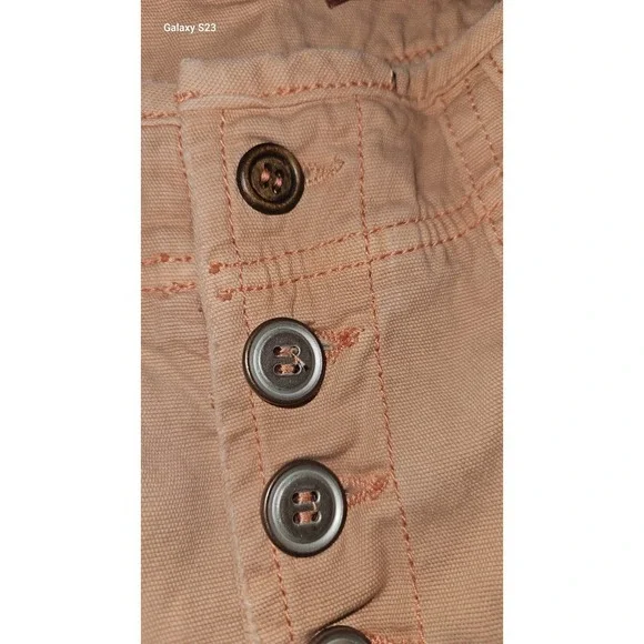 Anthropologie Pilcro The Wanderer Patchwork Low Slung Barrel Pants Size 30 Flaws - Picture 4 of 16